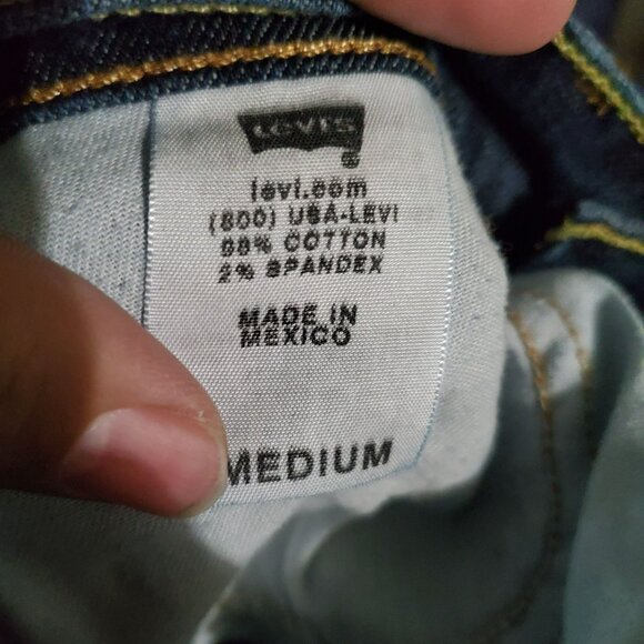 Levis Jeans Womens Size 5 Blue Curvy Cut 528 Skinny Stretch Denim - Picture 4 of 14